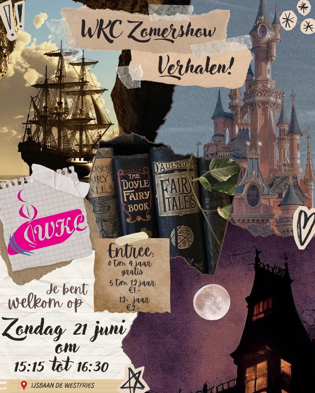 Poster WKC Zomershow Verhalen 2026